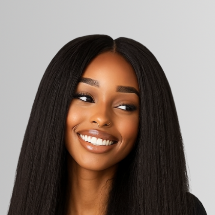 Kinky Straight Crochet Extensions - 100% cheveux humain